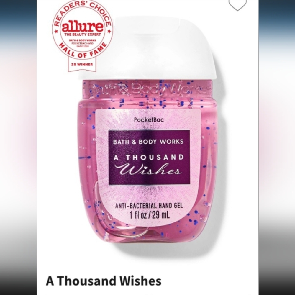 Bath & Body Works A Thousand Wishes Hand Gel - Pink